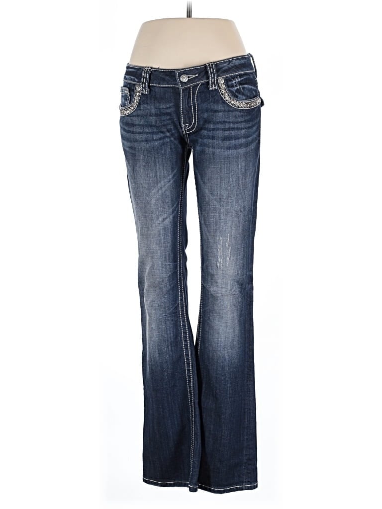 Pre-owned Miss Me Jeans In Silver