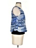 BCX 100% Polyester Blue Sleeveless Blouse Size S - photo 4