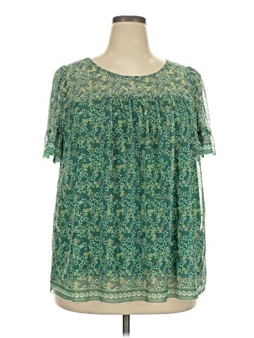 Max Studio Short Sleeve Blouse (view 1)