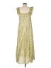 Moon River 100% Polyester Yellow Casual Dress Size M - photo 2