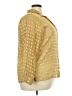 Selene Sport 100% Polyester Metallic Gold Long Sleeve Blouse Size 2X - photo 4