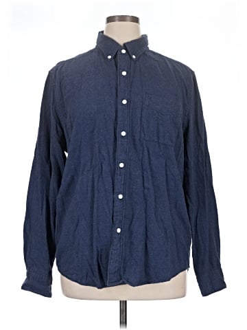 American Eagle Outfitters Long Sleeve Button-Down Shirt (view 1)