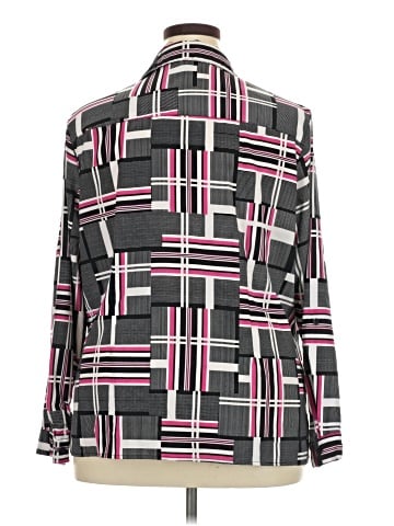 NY Collection Long Sleeve Blouse (view 2)
