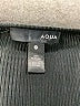 Aqua 100% Polyester Solid Black Casual Dress Size S - photo 7