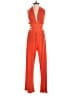 Assorted Brands Solid Orange Jumpsuit Size M - photo 1