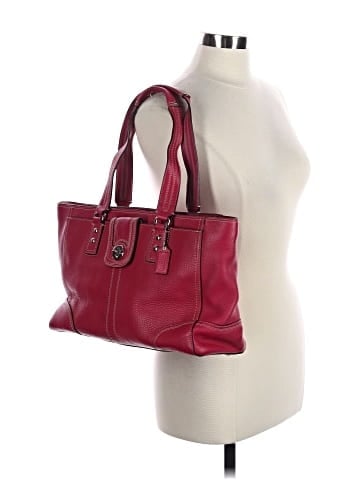 Coach Leather Tote (view 2)