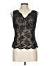Xscape Black Sleeveless Blouse Size L - photo 1