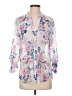 Kut from the Kloth Floral White 3/4 Sleeve Blouse Size S - photo 1
