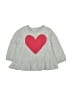 Baby Gap Outlet Hearts Gray Pullover Sweater Size 6-12 mo - photo 1