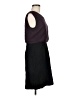 Ann Taylor LOFT 100% Polyester Color Block Black Cocktail Dress Size 8 (petite) - photo 4