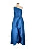 Alfred Sung 100% Polyester Blue Cocktail Dress Size 16R - photo 1
