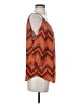 Glam Orange 3/4 Sleeve Top Size S - photo 4