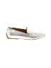 Talbots 100% Leather Metallic Silver Flats Size 5 1/2 - photo 1