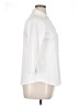 Lands' End 100% Cotton Solid Ivory 3/4 Sleeve Button-Down Shirt Size 14 - 16 - photo 4