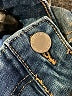 Jeans Solid Blue Jeans Size M (petite) - photo 7
