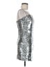 Superdry Metallic Silver Cocktail Dress Size 6 - photo 4