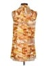 Pendleton Orange Sleeveless Button-Down Shirt Size S - photo 2