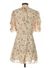 Reformation 100% Viscose Floral Tan Cocktail Dress Size 4 - photo 2