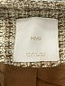 MNG Tweed Ivory Jacket Size M - photo 6