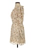 Reformation 100% Viscose Floral Tan Cocktail Dress Size 4 - photo 5