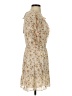 Reformation 100% Viscose Floral Tan Cocktail Dress Size 4 - photo 4