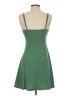 Forever 21 Solid Green Casual Dress Size S - photo 2