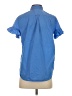 J.Crew 100% Cotton Blue Short Sleeve Button-Down Shirt Size 2 - photo 2