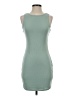 Mi ami Solid Green Casual Dress Size S - photo 1