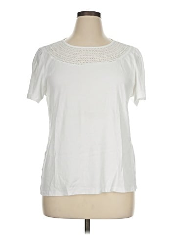 Ann Taylor Short Sleeve Top (view 1)