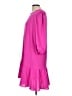DKNY 100% Polyester Solid Pink Casual Dress Size 12 - photo 5