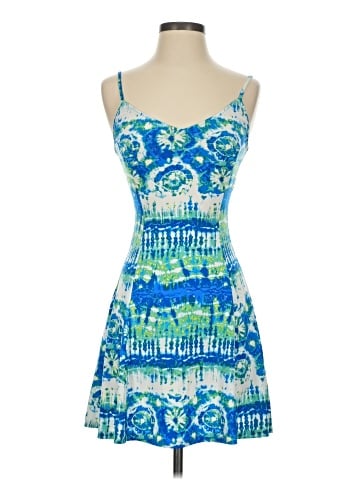 Aqua Cocktail Dress (view 1)