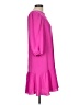 DKNY 100% Polyester Solid Pink Casual Dress Size 12 - photo 4