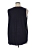 Papermoon 100% Polyester Floral Black Sleeveless Blouse Size 1X - photo 2