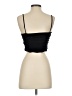 Topshop 100% Elastic Black Sleeveless Top Size 4 - photo 2
