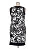 AB Studio Graphic Black Casual Dress Size 14 - photo 2
