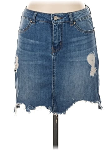 Rewash Denim Skirt (view 1)