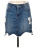 Rewash 100% Cotton Blue Denim Skirt Size 1 - photo 1