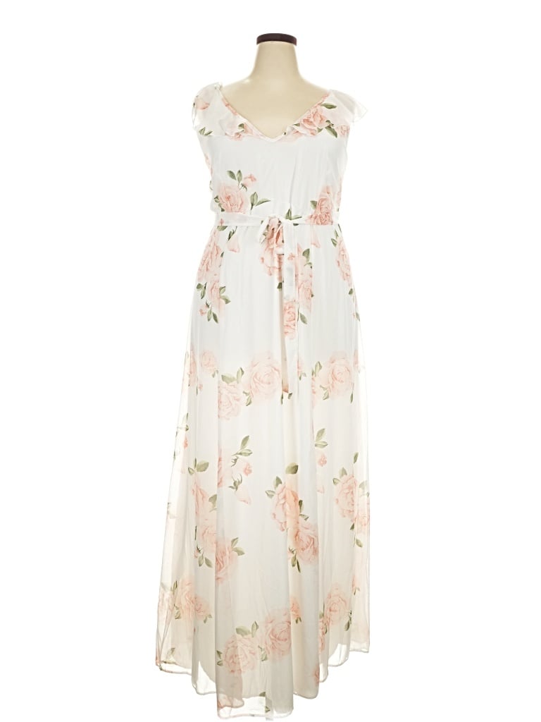 Assorted Brands Casual Dress In Ivory