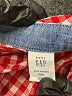 Baby Gap Checkered-gingham Red Short Sleeve Button-Down Shirt Size 6-12 mo - photo 3