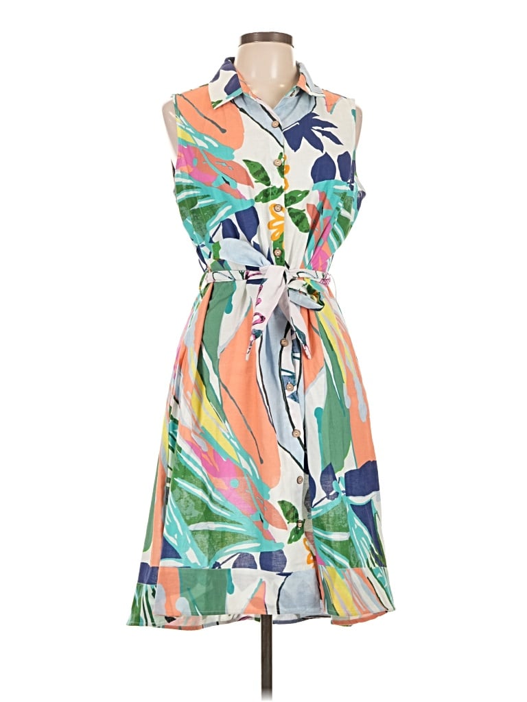 Pre-owned Charlie Casual Dress In Green