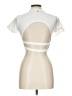 Forever 21 Ivory Short Sleeve Turtleneck Size L - photo 2
