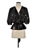 Joie 100% Polyester Black 3/4 Sleeve Blouse Size S - photo 1