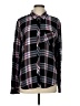Rails Plaid Black Long Sleeve Button-Down Shirt Size L - photo 1