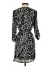 Renee C. 100% Polyester Animal Print Black Casual Dress Size S - photo 2