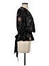 Joie 100% Polyester Black 3/4 Sleeve Blouse Size S - photo 4