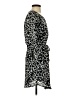Renee C. 100% Polyester Animal Print Black Casual Dress Size S - photo 4