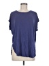Double Zero Blue Short Sleeve Top Size M - photo 1
