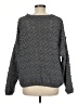 Moon & Madison Chevron-herringbone Gray Pullover Sweater Size M - photo 2