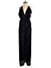 Lush Solid Black Jumpsuit Size S - photo 1
