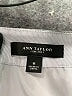 Ann Taylor Chevron-herringbone Silver Casual Skirt Size 8 - photo 4